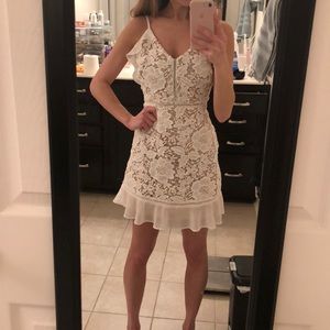 NWT Lush white lace dress size small